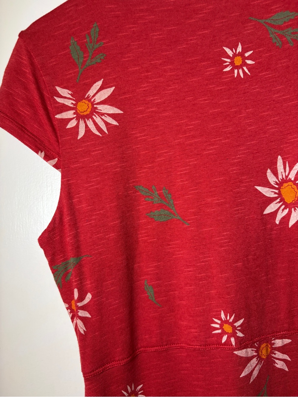 Toad & Co Rosemarie Cap Sleeve Red Floral A Line Mini Dress Size Medium - Picture 9 of 15